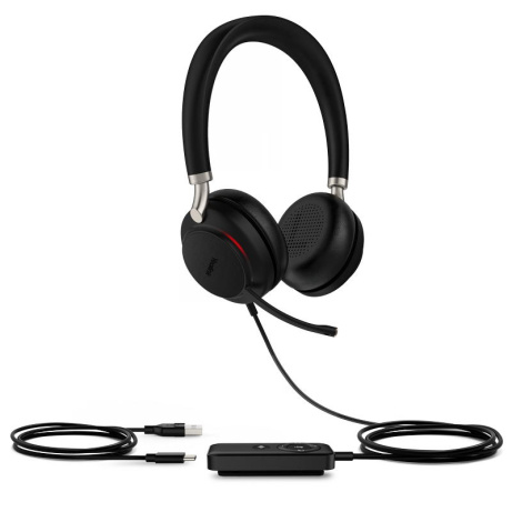 UH38 Dual UC -BAT/Stereo/ANC/USB/Drát/BT/Bezdrát/Černá