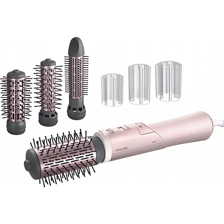 Philips BHA735/00 horkovzdušný kartáč, ionizace, keramicko-turmalínový povrch, ThermoProtect, 4 nástavce