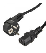 Kabel síťový PC k AC adaptéru 3 žilový 230V - 1m