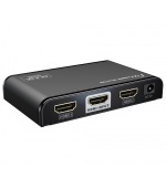 PremiumCord HDMI 2.0 splitter 1-2 porty, 4K x 2K/60Hz, FULL HD, 3D, černý