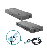 i-tec USB 3.0 / USB-C / Thunderbolt, 3x 4K Docking Station Gen 2 + PD 100W