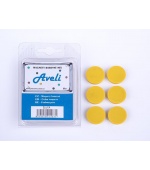 Set magnetů AVELI, žlutá barva