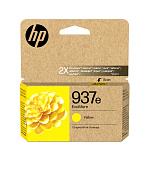 HP 937e EvoMore Yellow Original Ink Cartridge (1,650 pages)