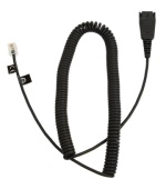 Jabra QD-RJ10, 0,5-2 m, coiled, Siemens