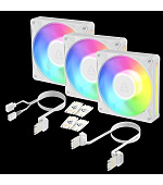 ARCTIC BioniX P12 A-RGB (White) - 3 Pack