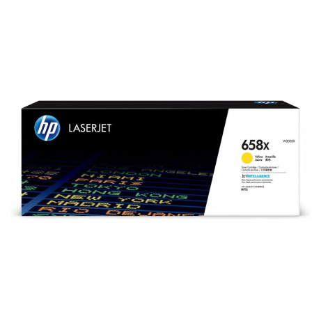HP Žlutá originální tonerová kazeta HP 658X