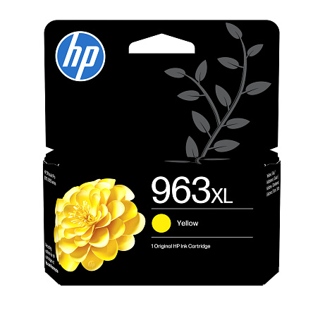 HP 963XL High Yield Yellow Original Ink Cartridge (1,600 pages)