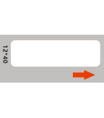 Niimbot štítky RP 12x40mm 155ks White pro D11 a D110
