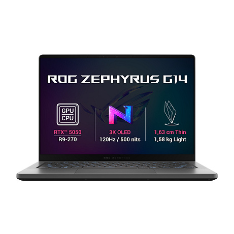 ASUS ROG Zephyrus G14/GA403UH-QS035W/R9-270/14"/2880x1800/32GB/1TB/RTX 5050/W11H/Gray/2R