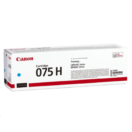 Canon TONER 075 H C azurová pro i-SENSYS LBP646Cdw, LBP647Cdw, MF664Cdw, MF667Cdw (2500 str.)
