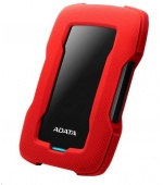 ADATA Externí HDD 2TB 2,5" USB 3.1 HD330, RED COLOR BOX, červený (gumový, nárazu odolný)
