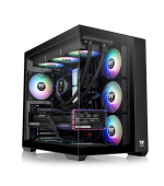 THERMALTAKE Case View 380 TG ARGB, ATX, Průhledná bočnice, 4x 120mm ARGB Fan, černá