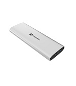 Externí box pro SSD Natec RHINO M.2 NVME LITE USB-C 3.2 GEN 2, hliníkové tělo, ARCTIC SILVER