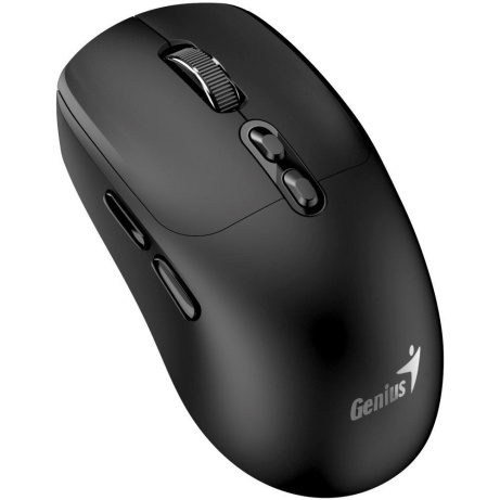 GENIUS myš NX-8080S BT/ duální Bluetooth + 2,4GHz/ 1600 dpi/ Copilot/ bezdrátová/ tichá/ černá