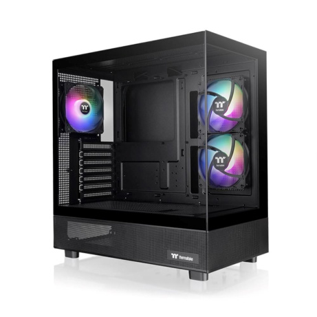 THERMALTAKE Case View 270 Plus TG ARGB, ATX, Průhledná bočnice, 3x 120mm ARGB Fan, černá