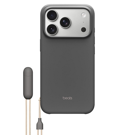 Apple Beats iPhone 17 Pro Kickstand Case with MagSafe and Camera Control - Granite Gray