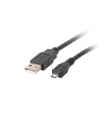 LANBERG Kabel USB 2.0 AM/Micro, 1m, černý