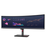 LENOVO LCD P49w-30 - 49”,IPS,matný,16:9,5120x1440,60Hz,4ms/6ms,350cd/m2,2000:1,HDMI,DP,USB-C,ThB,RJ45,USBHub,Pivot,VESA