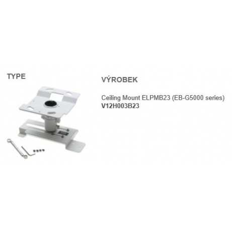 EPSON Ceiling Mount ELPMB23 pro EB-19xx,17xx,8x,8xx,EB-Sx,EB-Xx,EB-Wx Ceiling Kit - stropní držák projektoru