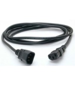 PremiumCord Prodlužovací kabel - síť 230V, IEC 320 C13 - C14, 1 m