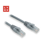 LYNX UTP patch kabel Cat6, PVC, 7m, šedý