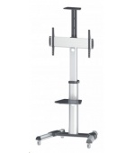 MANHATTAN Stojan TV, multifunkční (-12° ~ 5°, 37"-70", max. 50kg) černo-stříbrné
