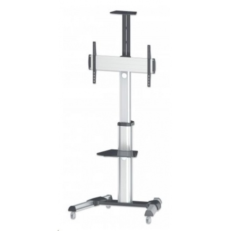 MANHATTAN Stojan TV, multifunkční (-12° ~ 5°, 37"-70", max. 50kg) černo-stříbrné