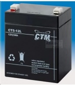 Baterie - CTM CT 12-5L (12V/5Ah - Faston 250), životnost 5let