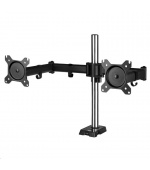 ARCTIC stolní držák Z2 (Gen3) pro 2x LCD do 34", nosnost 2x15kg, 4x USB HUB, černý (black)