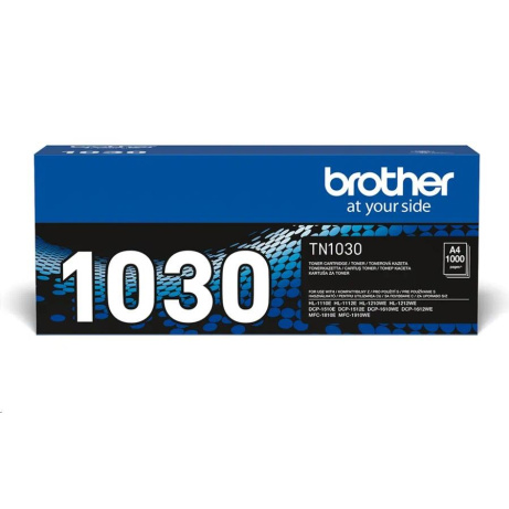 BROTHER Toner TN-1030 (HL-11xx, DCP-15xx, cca1000 str. A4) - pro DCP-1510E / HL-1110E / MFC-1810E / MFC-1910WE