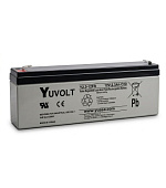 Baterie - YUVOLT Y2.3-12FR (12V; 2,3Ah; faston F1-4,7mm; životnost 3-5let)
