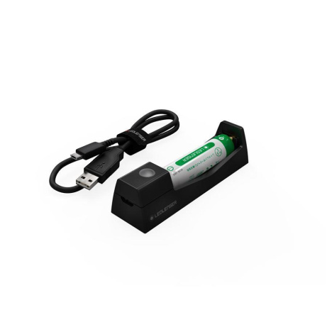Ledlenser nabíjecí stanice + Akumulátor 14500