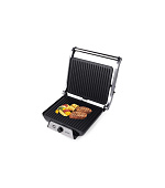 BAZAR - Orava Grillchef 4 elektrický kontaktní gril, 2000 W, regulace teploty, manuální ovládání, tepelně izolovaná ruko