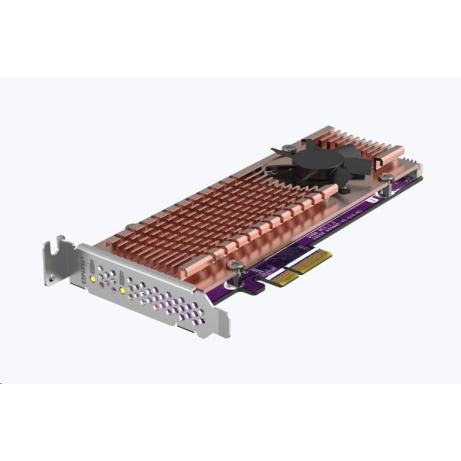 QNAP QM2-2P-244A rozšiřující karta 2xM.2 NVMe 2280/22110 PCIe Gen2x4 pro PC i NAS