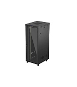 19" VOLNĚ STOJÍCÍ RACKOVÁ SKŘÍŇ 42U/800X1000 (FLAT PACK) S PROSKLENÝMI DVEŘMI LCD ČERNÁ LANBERG V2