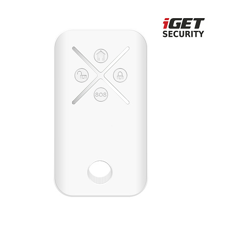 iGET SECURITY MP5 - dálkové ovládání (klíčenka) pro alarm M6-4G, výdrž baterie až 3 roky