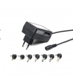 GEMBIRD Univerzální AC-DC adaptér EG-MC-008, 12W, 7 konektorů