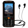EVOLVEO StrongPhone Z6, IP68 odolný Dual SIM telefon, 2,8"LCD, 4000mAh, Powerbanka, černo-oranžový
