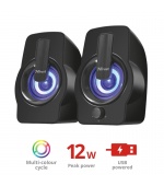TRUST Gemi RGB/Stereo/12W/Černá