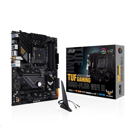 BAZAR - ASUS MB Sc AM4 TUF GAMING B550-PLUS (WI-FI) II, AMD B550, 4xDDR4, 1xDP, 1xHDMI, WI-FI - (Bez příslušenství)