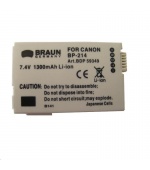 Braun akumulátor CANON BP-2L5, BP-2L14, 1500mAh