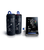 Braun ExactFit 3 pažní tlakoměr, velký a přehledný displej, dvě manžety