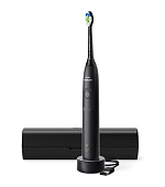Philips Sonicare 5300 HX7101/02 sonický zubní kartáček černý, tlakový senzor, BrushSync, cestovní pouzdro