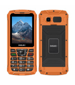EVOLVEO StrongPhone Z6, IP68 odolný Dual SIM telefon, 2,8"LCD, 4000mAh, Powerbanka,, oranžový