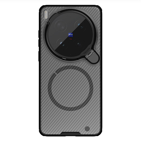 Nillkin CamShield Prop Magnetic Zadní Kryt pro Vivo X300 Ultra Transparent Black