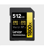 Lexar SDXC Pro 1800x U3 UHS-II R280/W210 (V60) 512GB