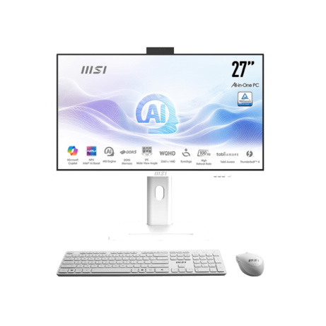 MSI Modern/AM273QP AI 1UM-402EU/27"/QHD/U5-125H/16GB/512GB/Intel int/W11H/Bílá/3R