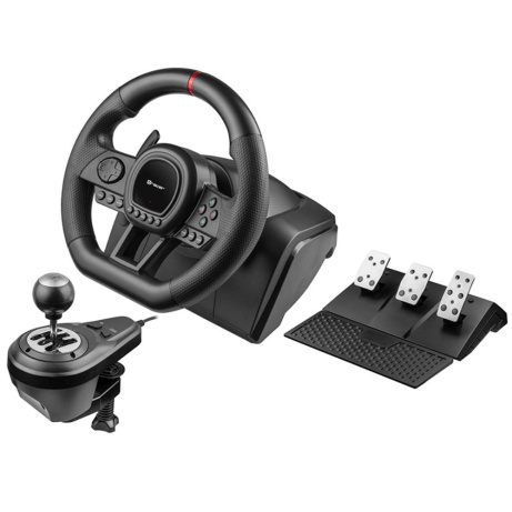 TRACER Volant SimRacer 6v1, Volant, Pedály, Manuální převodovka, černá