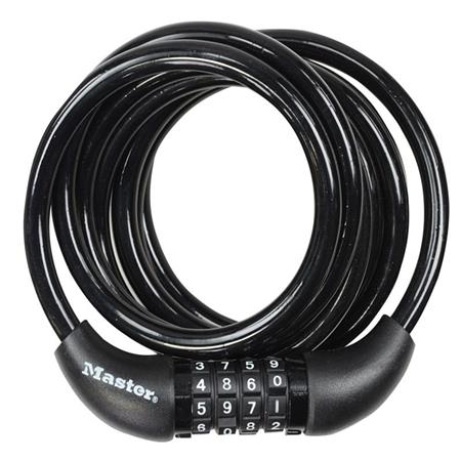 Master Lock Spirálový kombinační zámek na kolo 8221EURDPRO - 1,8m
