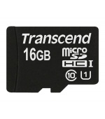 TRANSCEND MicroSDHC karta 16GB Premium, Class 10 UHS-I 300x, bez adaptéru